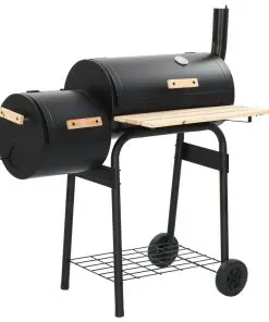 vidaXL Classic Charcoal BBQ Offset Smoker