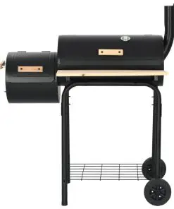 vidaXL Classic Charcoal BBQ Offset Smoker