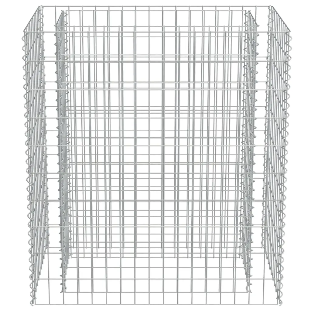 vidaXL Gabion Raised Bed Galvanised Steel 90x50x100 cm