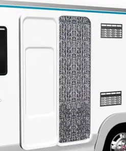 vidaXL Insect Curtain Brown and Beige 56×185 cm Chenille