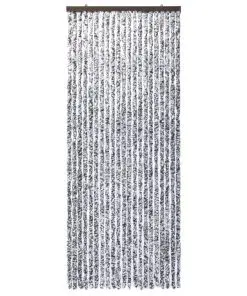 vidaXL Insect Curtain Brown and Beige 90×220 cm Chenille