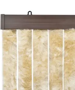 vidaXL Insect Curtain Beige 56×185 cm Chenille