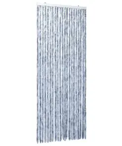 vidaXL Insect Curtain Silver 90×220 cm Chenille