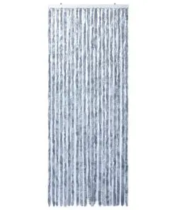 vidaXL Insect Curtain Silver 90×220 cm Chenille