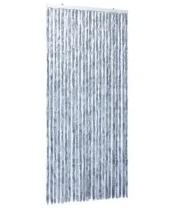 vidaXL Insect Curtain Silver 100×220 cm Chenille