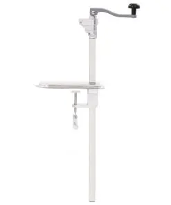 vidaXL Canned Food Can Opener Silver 70 cm Aluminum and Stainless Steel