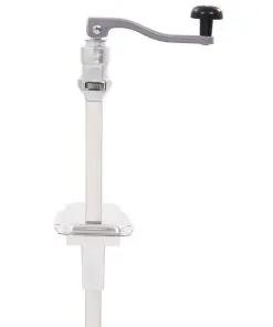 vidaXL Canned Food Can Opener Silver 70 cm Aluminum and Stainless Steel