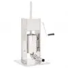 vidaXL Manual Sausage Stuffer Silver 3 L Stainless Steel