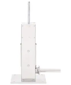 vidaXL Manual Sausage Stuffer Silver 3 L Stainless Steel