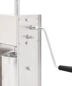 vidaXL Manual Sausage Stuffer Silver 3 L Stainless Steel
