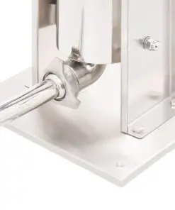 vidaXL Manual Sausage Stuffer Silver 3 L Stainless Steel