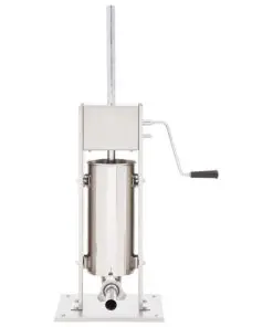 vidaXL Manual Sausage Stuffer Silver 5 L Stainless Steel