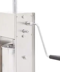 vidaXL Manual Sausage Stuffer Silver 5 L Stainless Steel
