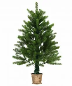 vidaXL Artificial Christmas Tree Lifelike Needles 90 cm Green