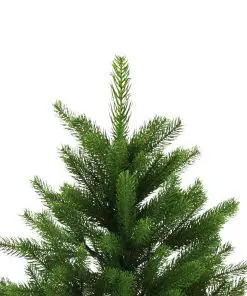 vidaXL Artificial Christmas Tree Lifelike Needles 90 cm Green