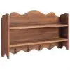 vidaXL Wall Mounted Coat Rack Brown 50x10x30 cm Wood