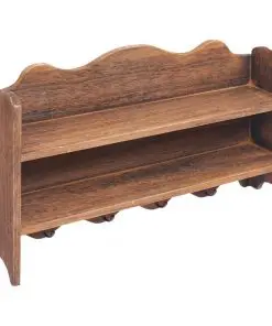 vidaXL Wall Mounted Coat Rack Brown 50x10x30 cm Wood