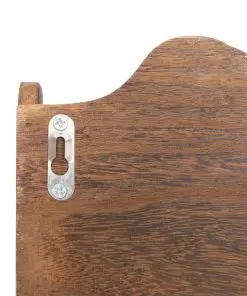 vidaXL Wall Mounted Coat Rack Brown 50x10x30 cm Wood