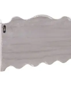 vidaXL Wall Mounted Coat Rack Grey 50x10x30 cm Wood