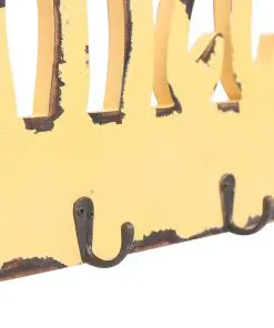 vidaXL Wall Mounted Coat Rack SMILE 50×23 cm