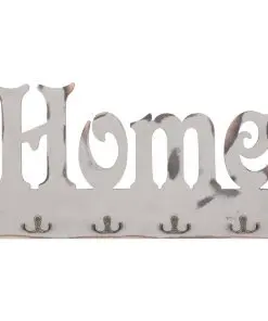 vidaXL Wall Mounted Coat Rack HOME 50×23 cm