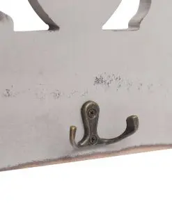 vidaXL Wall Mounted Coat Rack HOME 50×23 cm