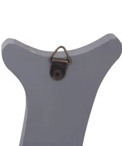 vidaXL Wall Mounted Coat Rack WELCOME Grey 74×29.5 cm