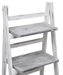 vidaXL 4-Tier Plant Stand Grey 43x33x113 cm Wood