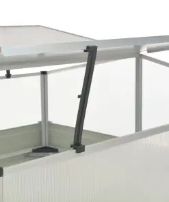 vidaXL Greenhouse Brown 100x100x85 cm Galvanised Steel