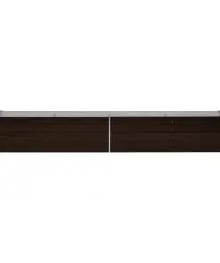 45716 vidaXL Garden Raised Bed Brown 320x80x45 cm Galvanised Steel