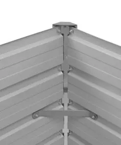 45719 vidaXL Garden Raised Bed Brown 100x40x77 cm Galvanised Steel