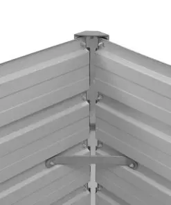 45720 vidaXL Garden Raised Bed Brown 100x40x45 cm Galvanised Steel