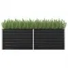 45726 vidaXL Garden Raised Bed Anthracite 240x80x77 cm Galvanised Steel 45726 vidaXL Garden Raised Bed Anthracite 240x80x77 cm Galvanised Steel