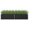 45727 vidaXL Garden Raised Bed Anthracite 240x80x45 cm Galvanised Steel 45727 vidaXL Garden Raised Bed Anthracite 240x80x45 cm Galvanised Steel
