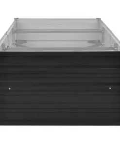 45727 vidaXL Garden Raised Bed Anthracite 240x80x45 cm Galvanised Steel