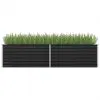 45728 vidaXL Garden Raised Bed Anthracite 320x80x77 cm Galvanised Steel 45728 vidaXL Garden Raised Bed Anthracite 320x80x77 cm Galvanised Steel