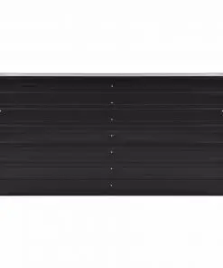 45730 vidaXL Garden Raised Bed Anthracite 160x40x77 cm Galvanised Steel