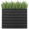 45732 vidaXL Garden Raised Bed Anthracite 100x40x77 cm Galvanised Steel 45732 vidaXL Garden Raised Bed Anthracite 100x40x77 cm Galvanised Steel