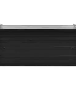 45733 vidaXL Garden Raised Bed Anthracite 100x40x45 cm Galvanised Steel
