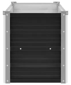 45733 vidaXL Garden Raised Bed Anthracite 100x40x45 cm Galvanised Steel