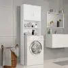 vidaXL Washing Machine Cabinet White 64×25.5×190 cm Chipboard vidaXL Washing Machine Cabinet White 64×25.5×190 cm Chipboard