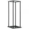 vidaXL Firewood Rack with Base Black 37x37x113 cm Steel vidaXL Firewood Rack with Base Black 37x37x113 cm Steel