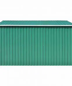 vidaXL Garden Shed 257x298x178 cm Metal Green