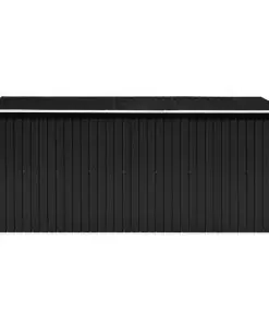 vidaXL Garden Shed 257x398x178 cm Metal Anthracite