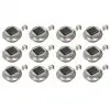 vidaXL Outdoor Solar Lamps 12 pcs LED Round 12 cm White