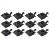 vidaXL Outdoor Solar Lamps 12 pcs LED Square 12 cm Black