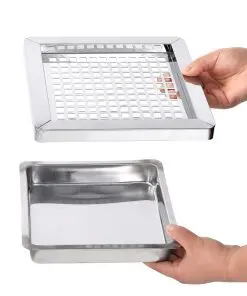 vidaXL Ashtray Dustbin Hotel 45 L Stainless Steel