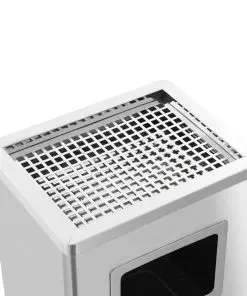vidaXL Ashtray Dustbin Hotel 45 L Stainless Steel
