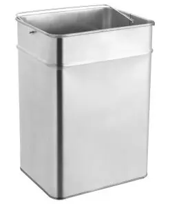 vidaXL Ashtray Dustbin Hotel 45 L Stainless Steel