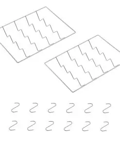 vidaXL BBQ Oven Smoker with 1kg Wood Chips 44.5x29x83 cm